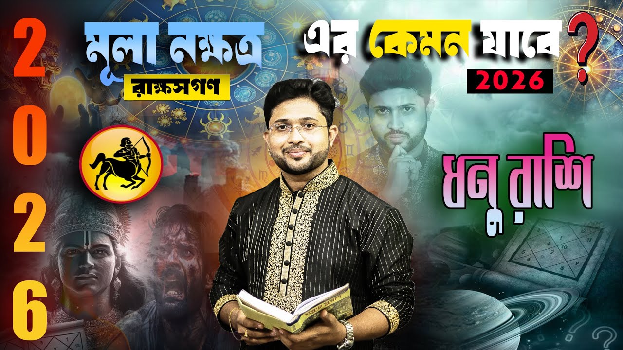 2026। নতুন বছর কেমন যাবে মূলা নক্ষত্রের? Mula Nakshatra । মূলা নক্ষত্র ,রাক্ষস গন,ধনু রাশি ।