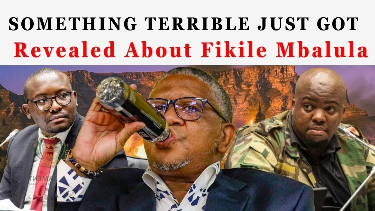 Something TERRIBLE Just Got REVEALED About Fikile Mbalula-WATCH!