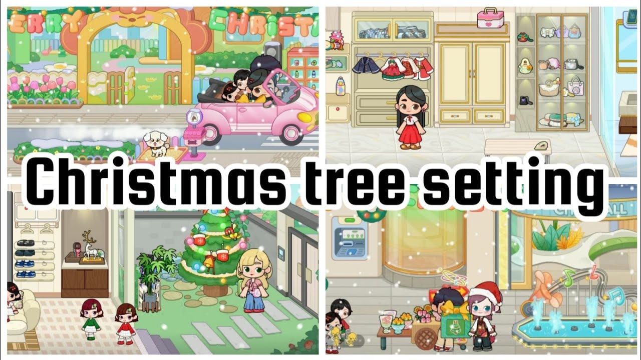 ⋆.˚✮🎧✮˚.⋆｡𖦹°‧| first christmas prepration in our new home🎀| #gameworld #christmas #@crazy_clouds-yt 