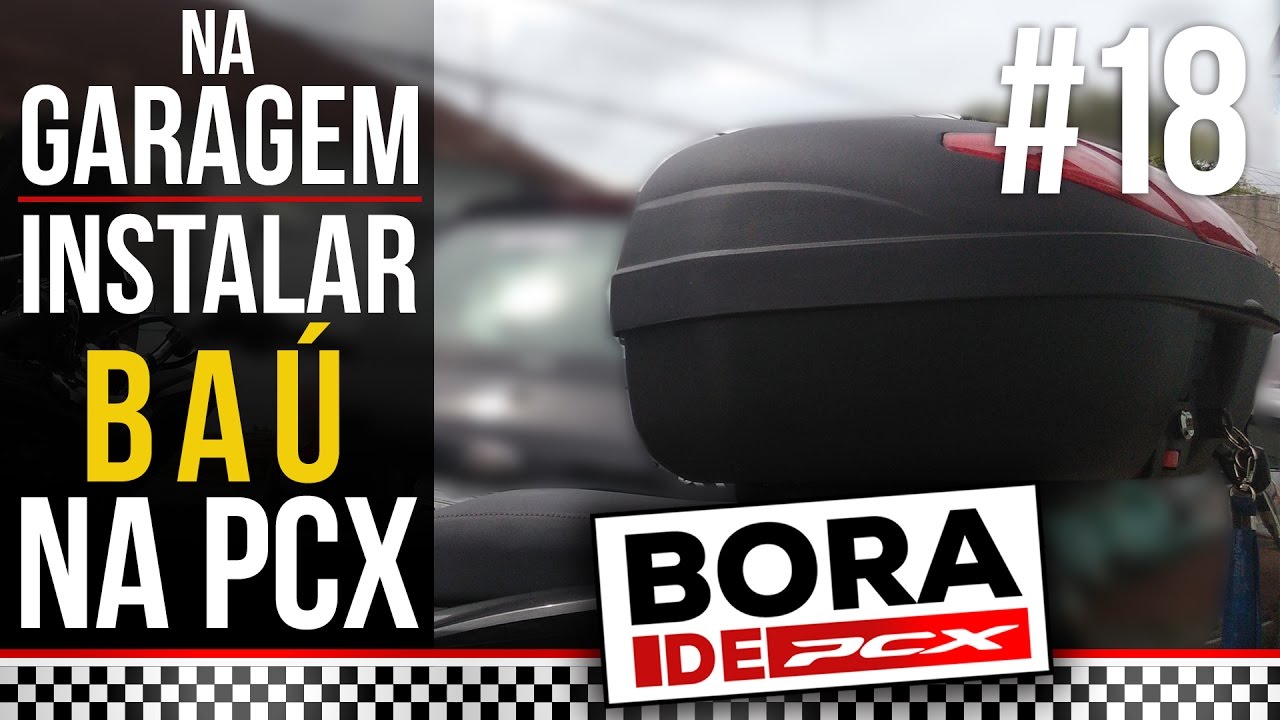 Como colocar um bau / bauleto na PCX Honda - #18