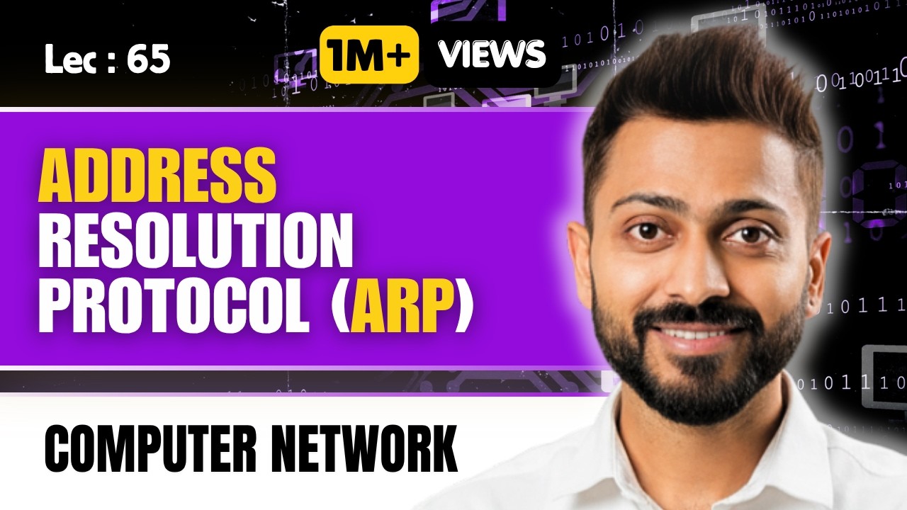 Lec-61: ARP Explained- Address Resolution Protocol | Network Layer