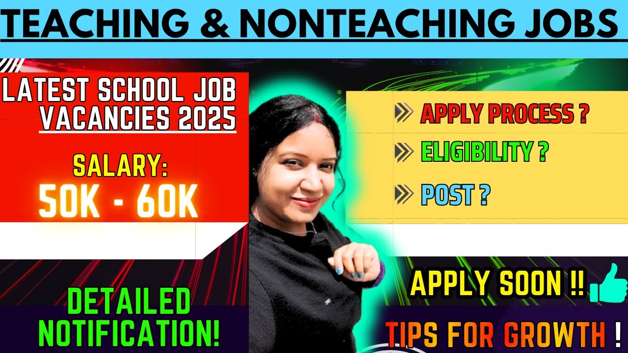 Latest CBSE School Teacher Vacancy 2025 Teaching & Non-Teaching Jobs #TeachingJobs #JOBSQUADBharat