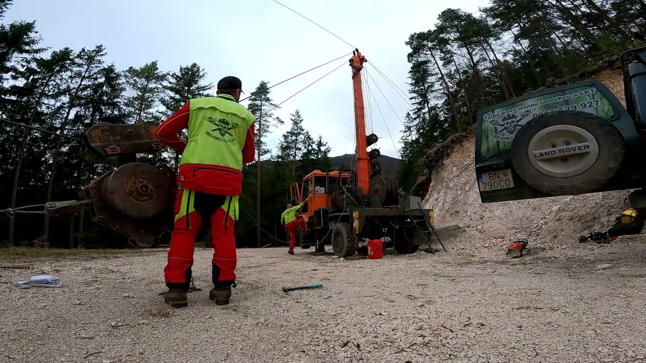 LKT 81 Turbo a lesná lanovka - Prvá ťažba a moja najväčšia chyba akú som kedy spravil 🤦