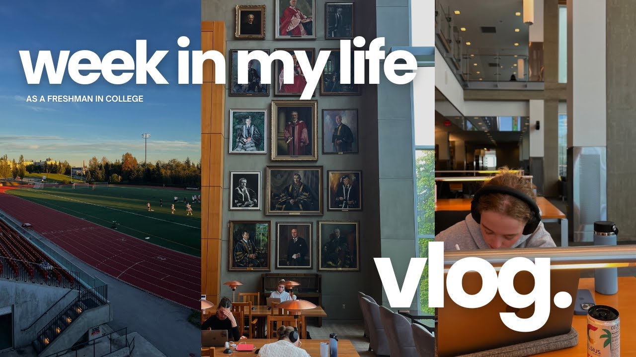 week in my life as a freshman in college | homework, campus life & study routine