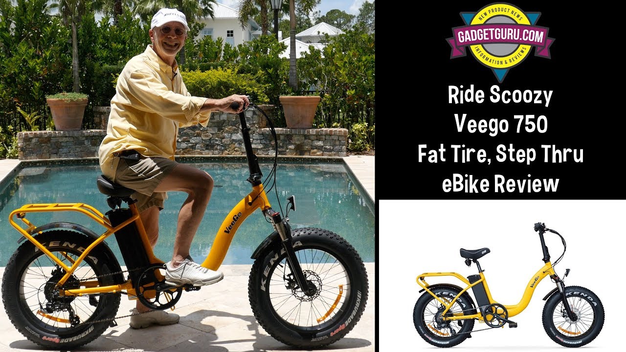Обзор электровелосипеда Ride Scoozi VeeGo 750 — электровелосипед с толстыми шинами и ступенчатым ...