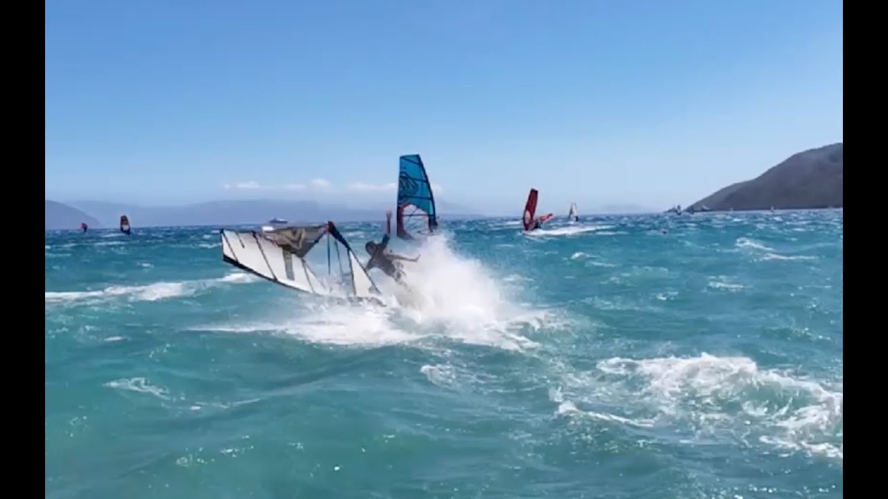 CRASH PART | Windsurf Camp Vassiliki 2025 Vol.3 | Power Moves & Big Faceplants