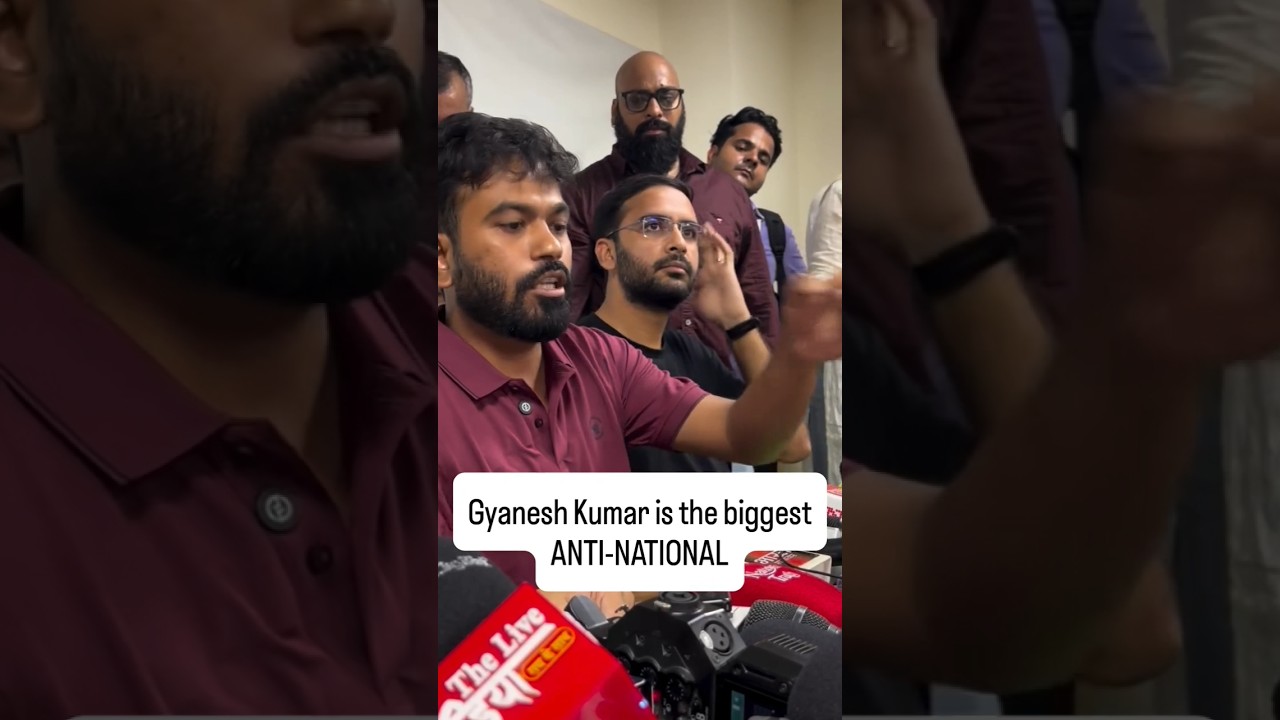 Biggest Anti-National.......😱😱😱 #eci #gyaneshkumar #electioncommission #antinational #cjpprotest