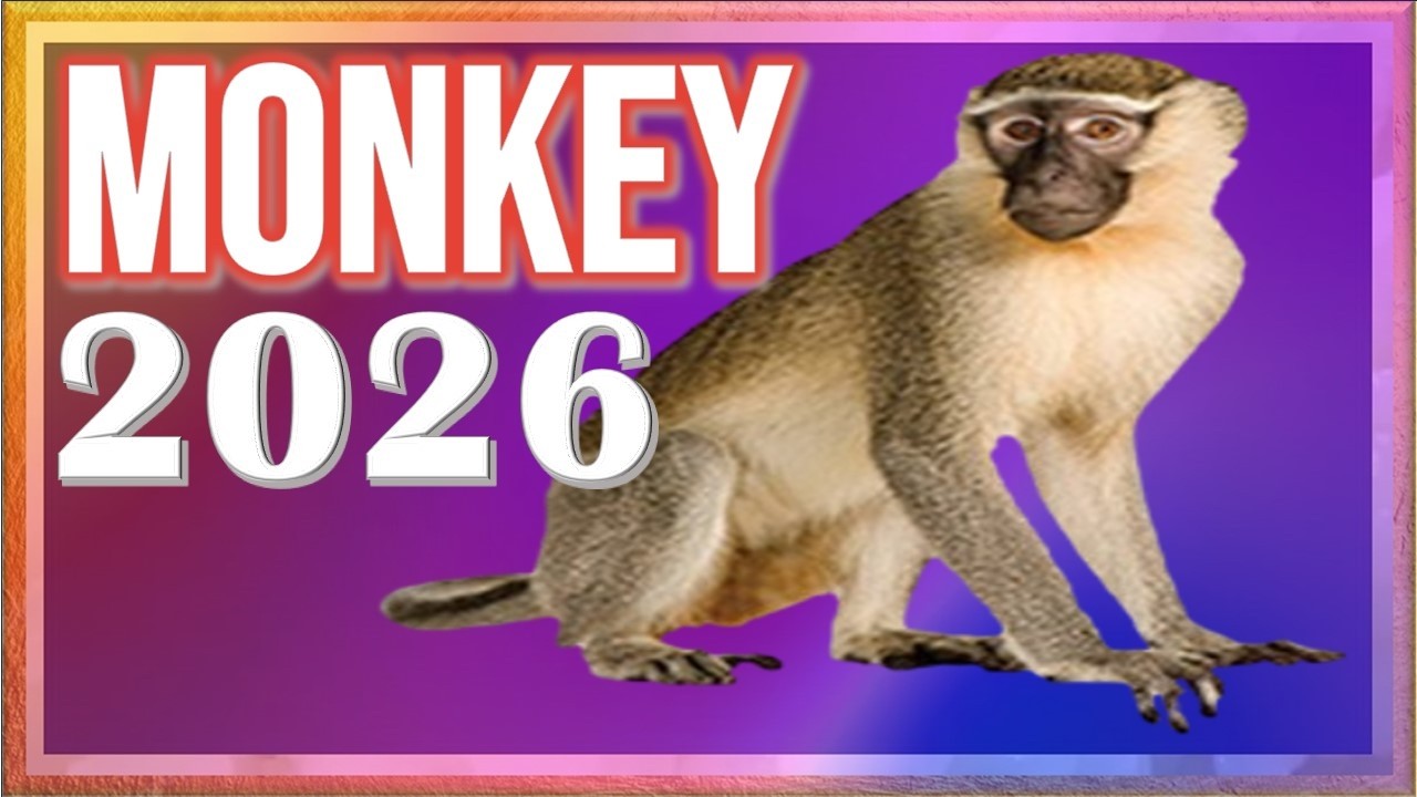 ✪ Monkey Horoscope 2026 |✩| Born 2016, 2004, 1992, 1980, 1968, 1956, 1944, 1932