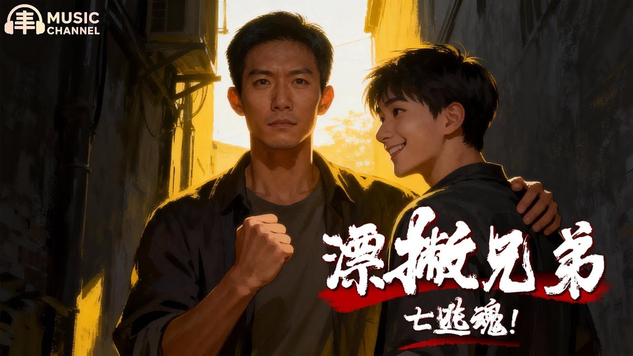 #漂撇兄弟七逃魂#七逃人#狠角色#浪子【2025台語流行歌曲】Nice song/いい曲ですね/좋은 노래네요「越滄桑越硬、越痛越走，這首歌獻給所有真正的七逃魂」#滄桑#江湖#台灣味【動態歌詞MV】