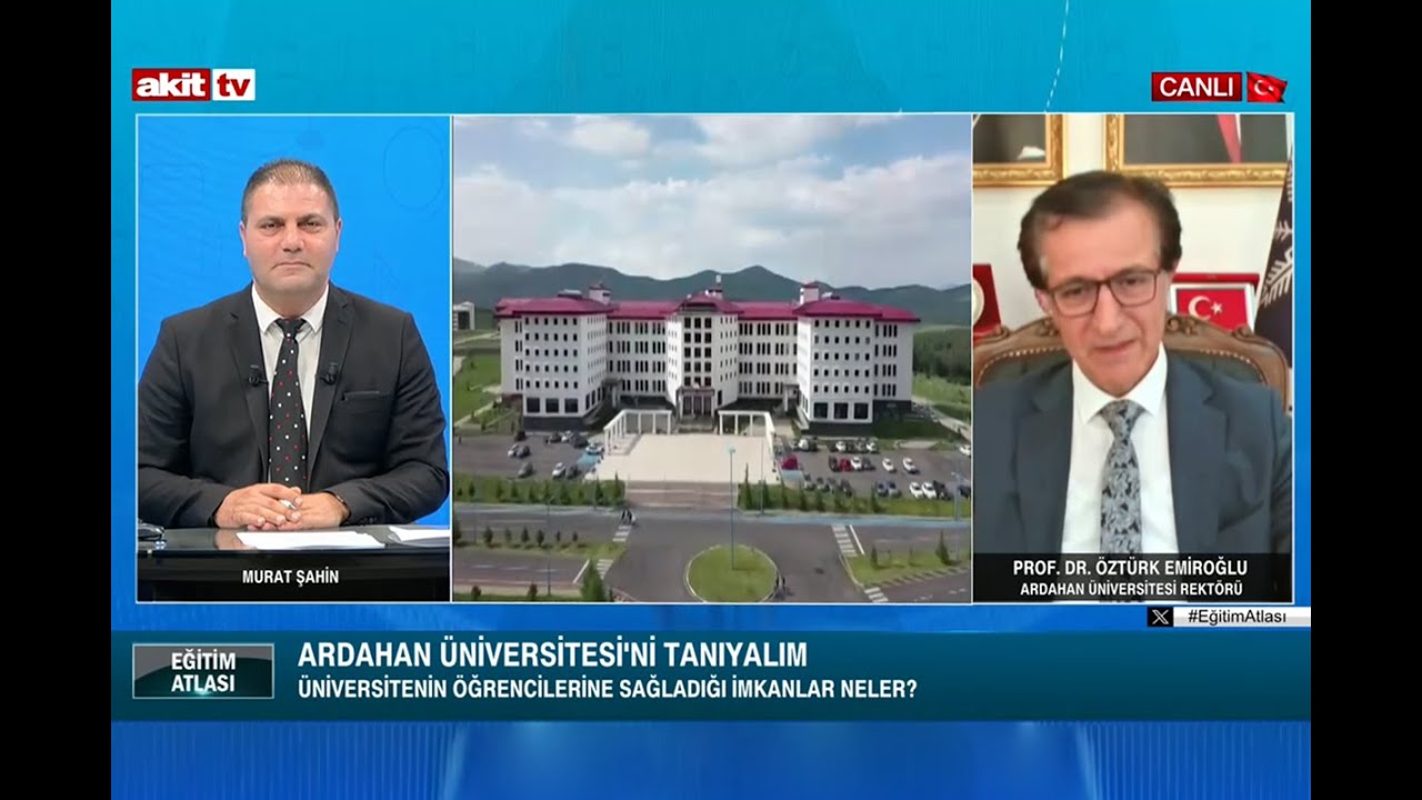 Rektörümüz Prof. Dr. Öztürk Emiroğlu Akit Tv’de Yayınlanan “Eğitim Atlası” Programının Konuğu Oldu
