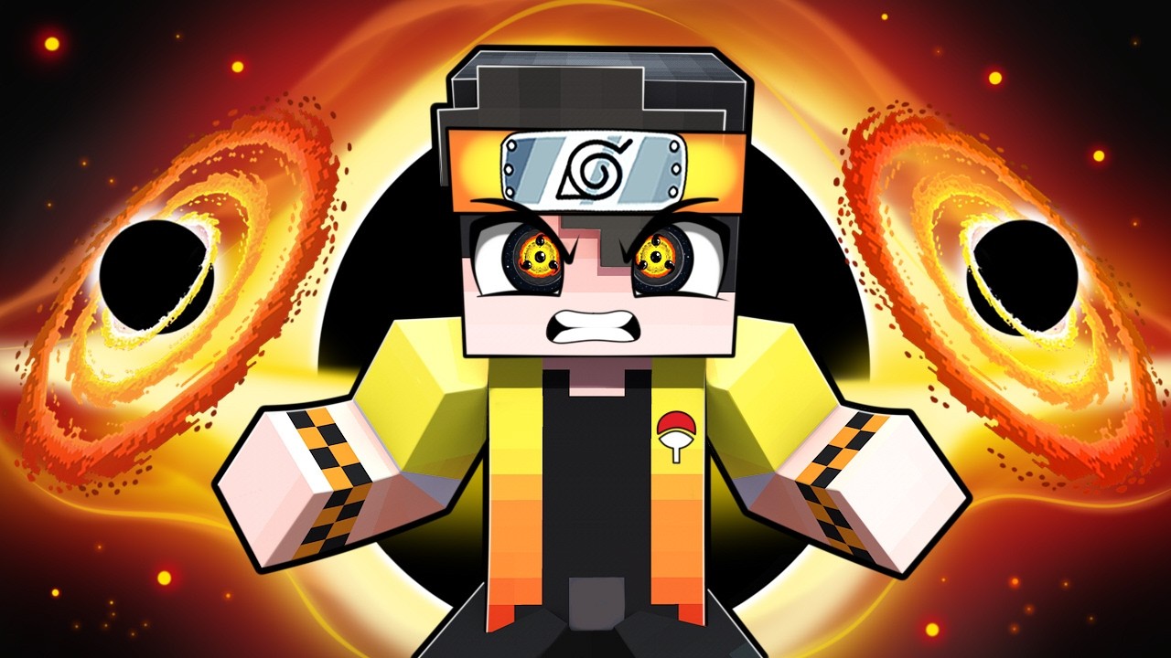 O SHARINGAN BURACO NEGRO no NARUTO Minecraft!