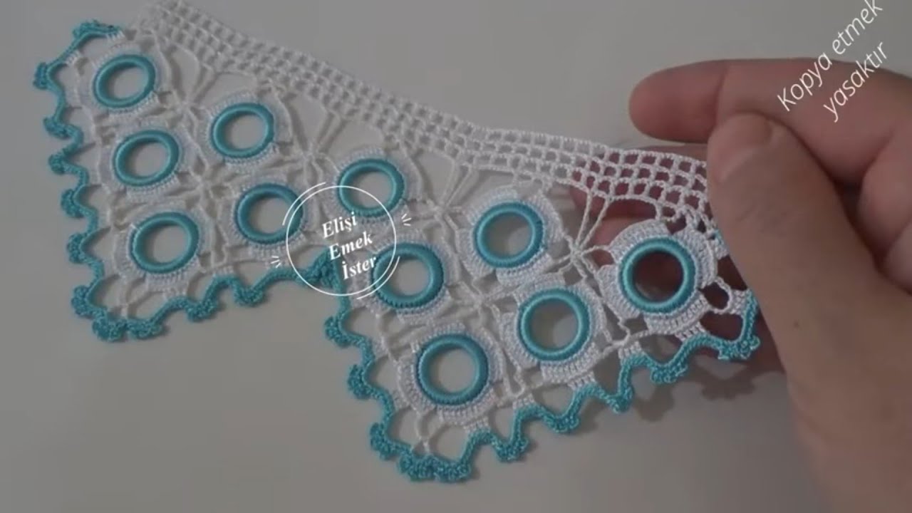 Gören herkes dönüp bir daha bakacak! Çeyizlik Ağır Havlu Kenarı Modelim sizlerle! 126 #crochet