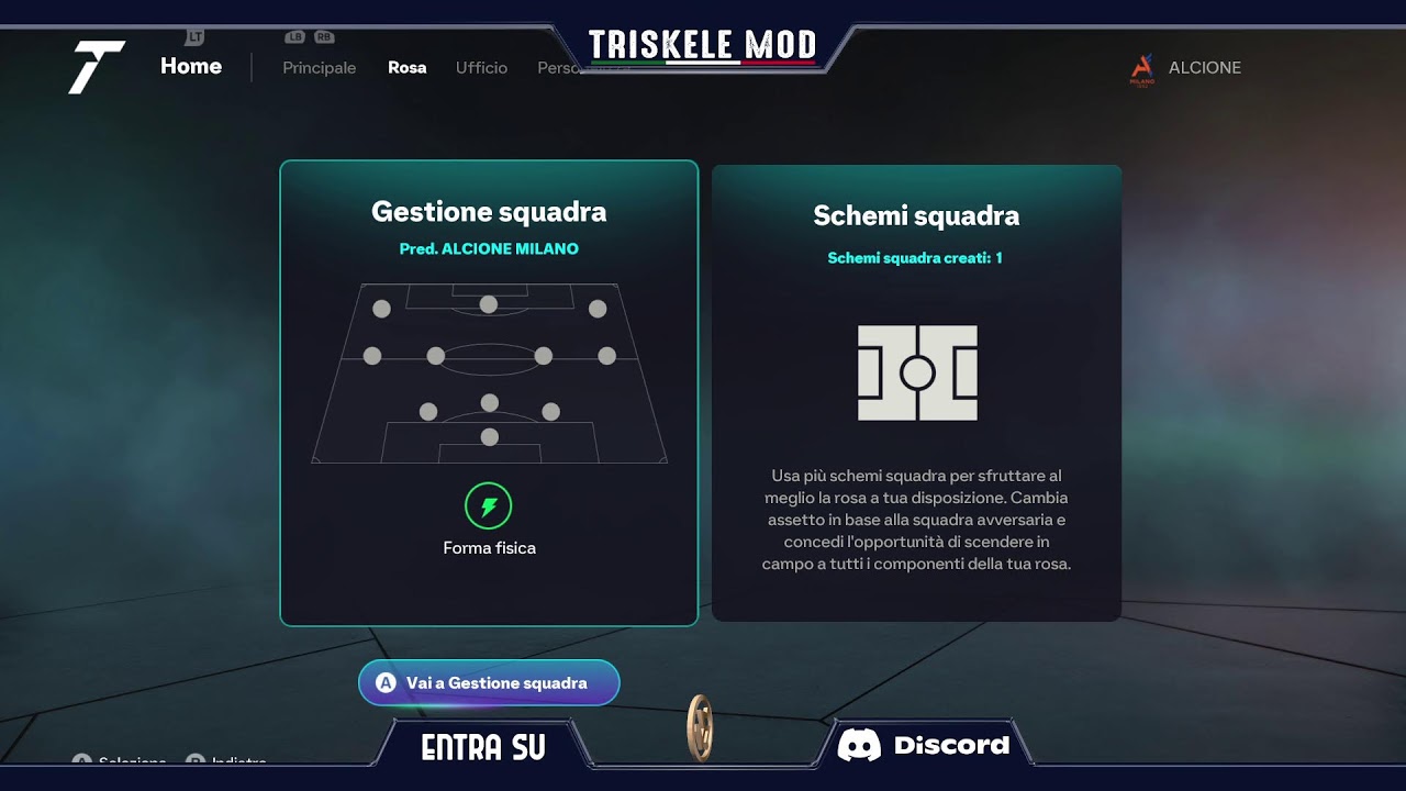 AGGIORNAMENTO TRISKELE MOD FC26 #3