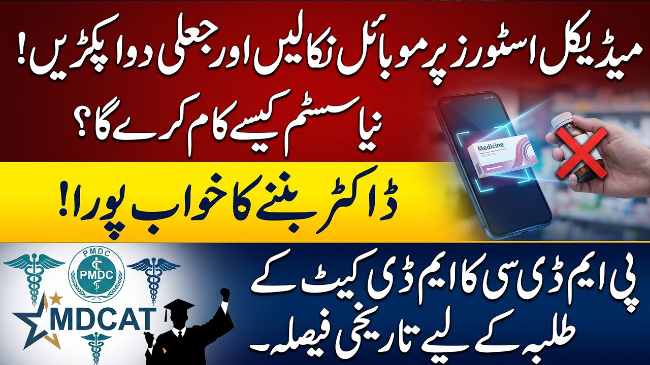 Big News for MDCAT Students & New QR Code Medicine Verification System | Pulse of Pakistan