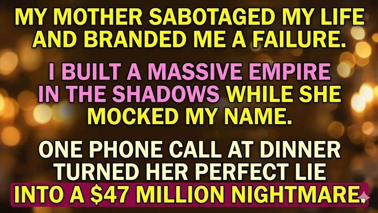 My $47M Secret Ruined My Mother's Perfect Dinner