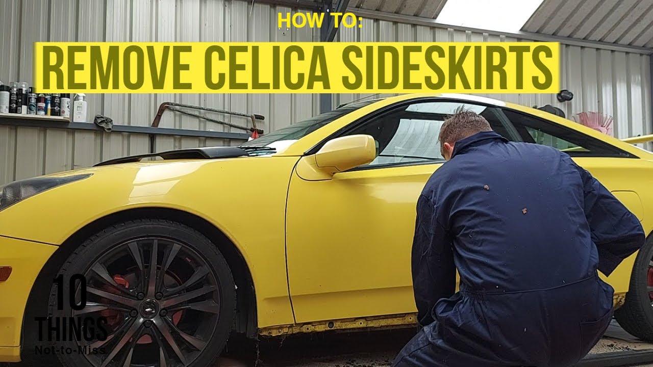 Toyota Celica Gen7 How To Remove & Install Sideskirts