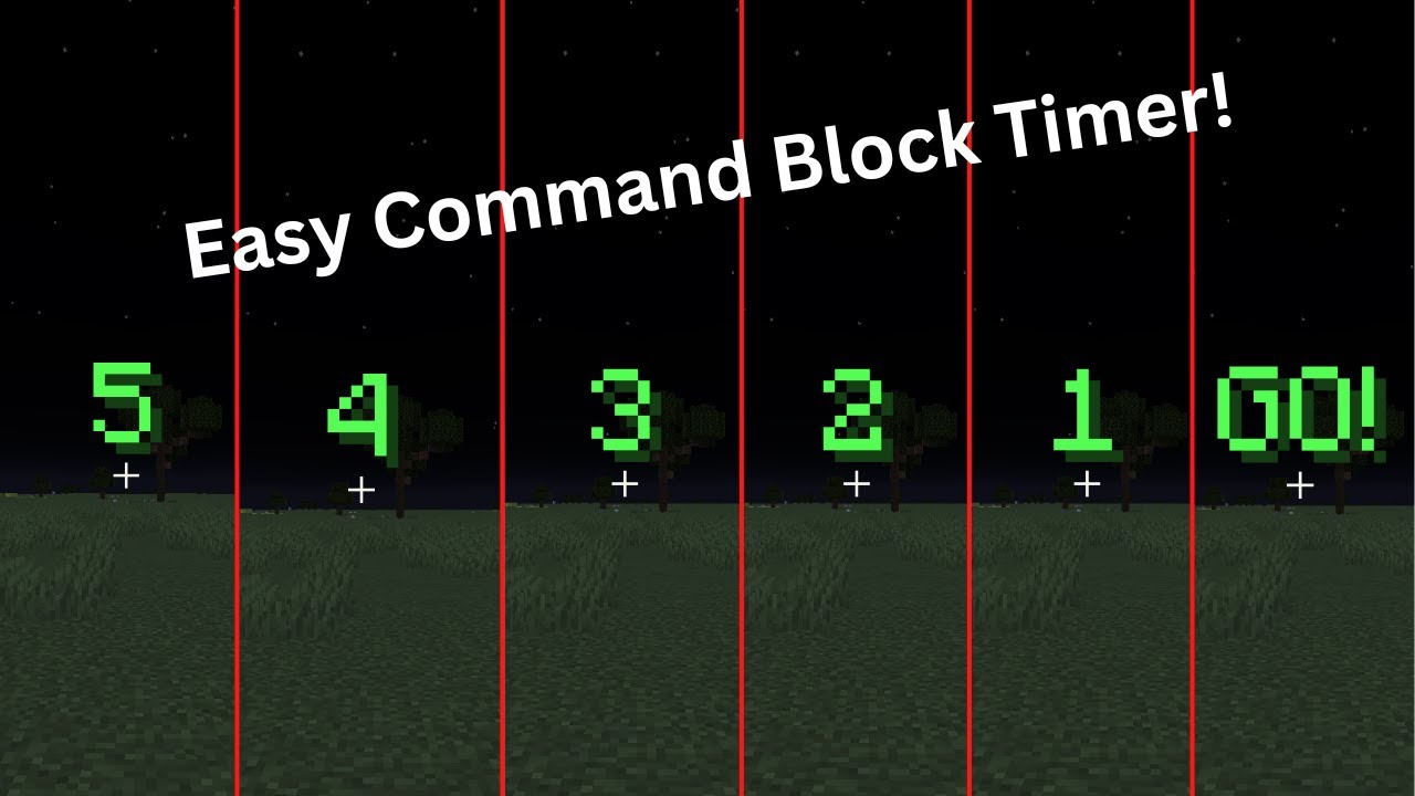 How to Make a Timer in Minecraft Using Command Blocks