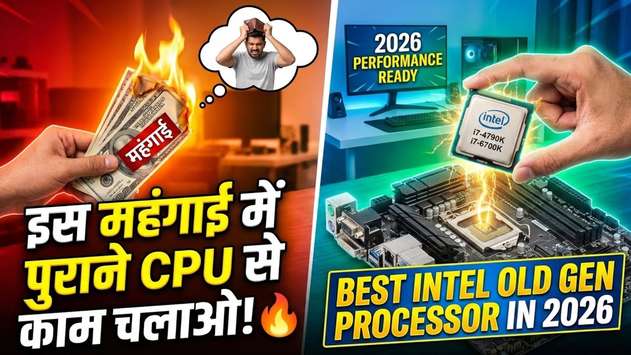 इस महंगाई में पुराने CPU से काम चलाओ! 🔥 | Best Intel Old Gen Processor 2026