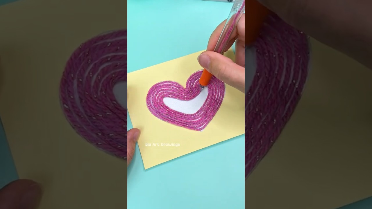 ✨Creative Art Craft with Yarn #shorts #craft #creative