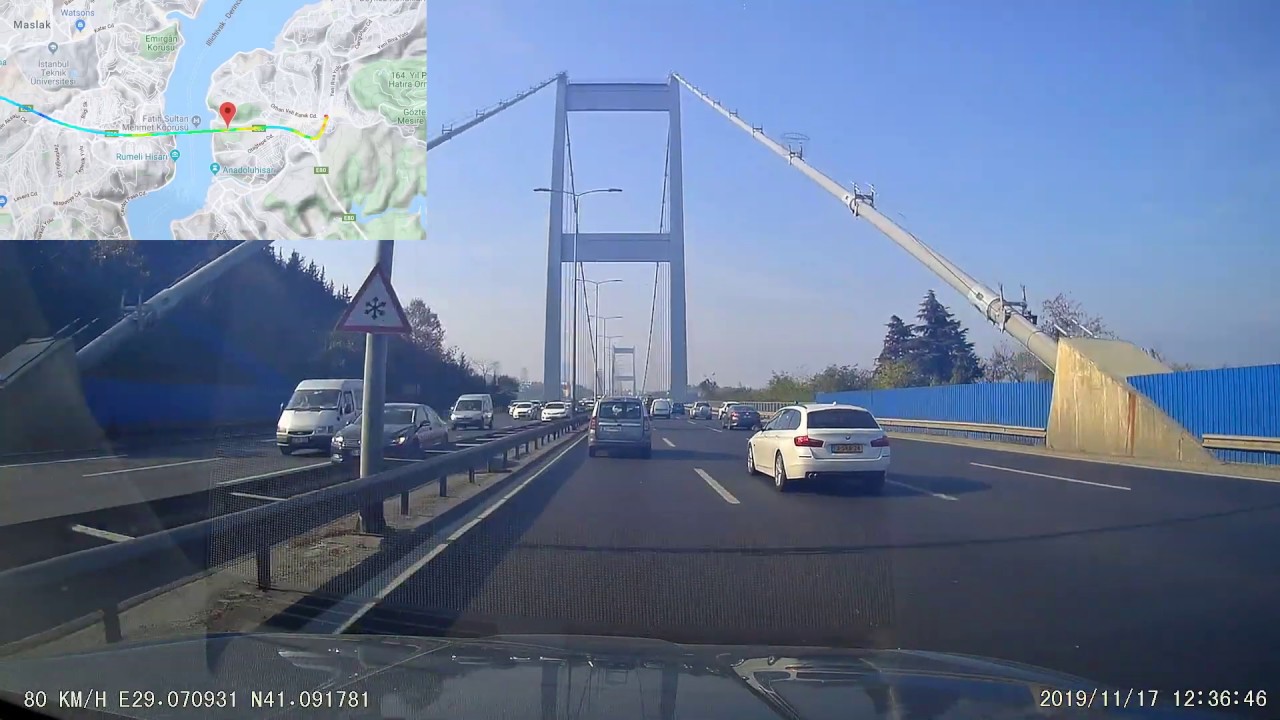 Fatih Sultan Mehmet Köprü Geçişi Kasım 2019