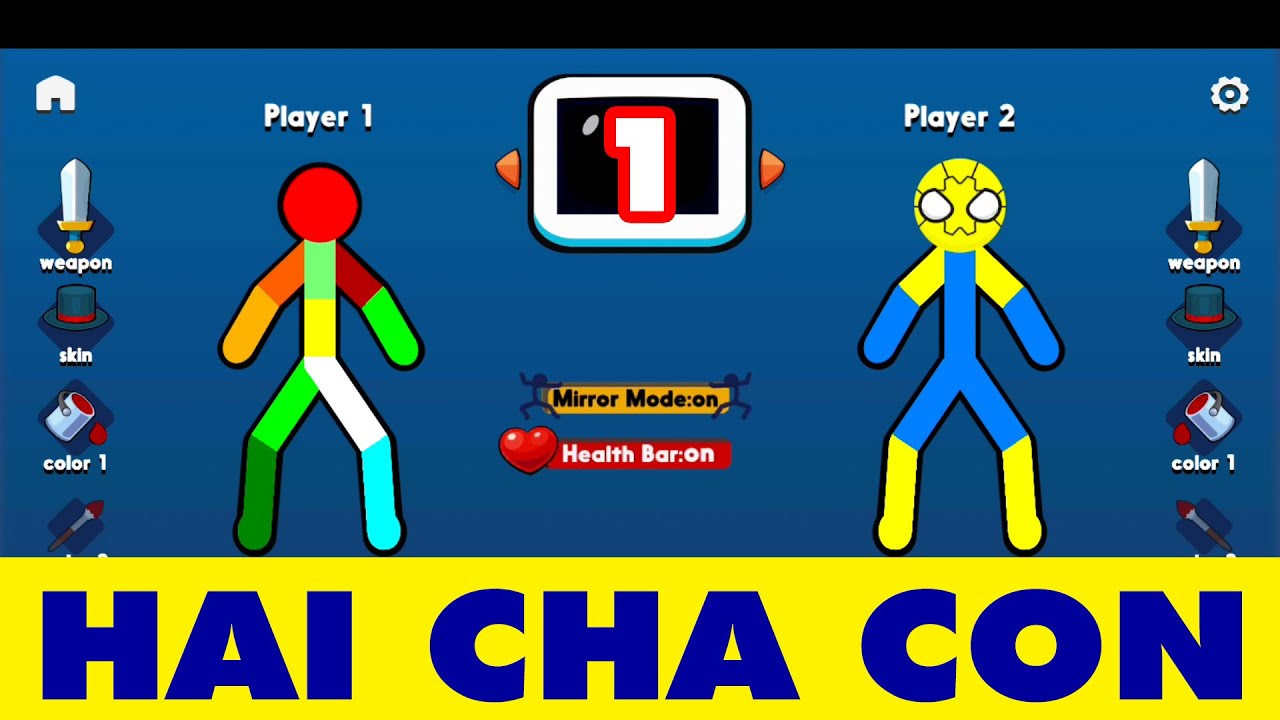 Supreme Duelist | 2 Cha Con Đánh Nhau bằng GAME NGƯỜI QUE | Trần Dương Khang