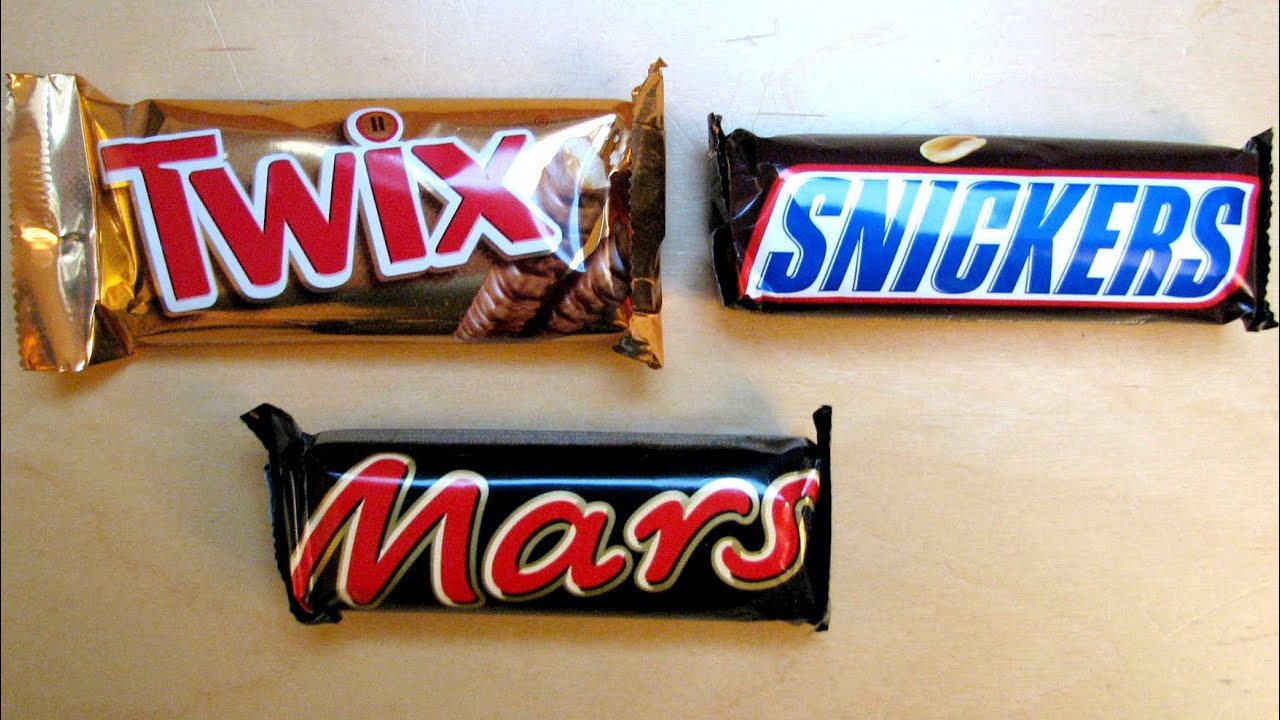 Mars Snickers Twix