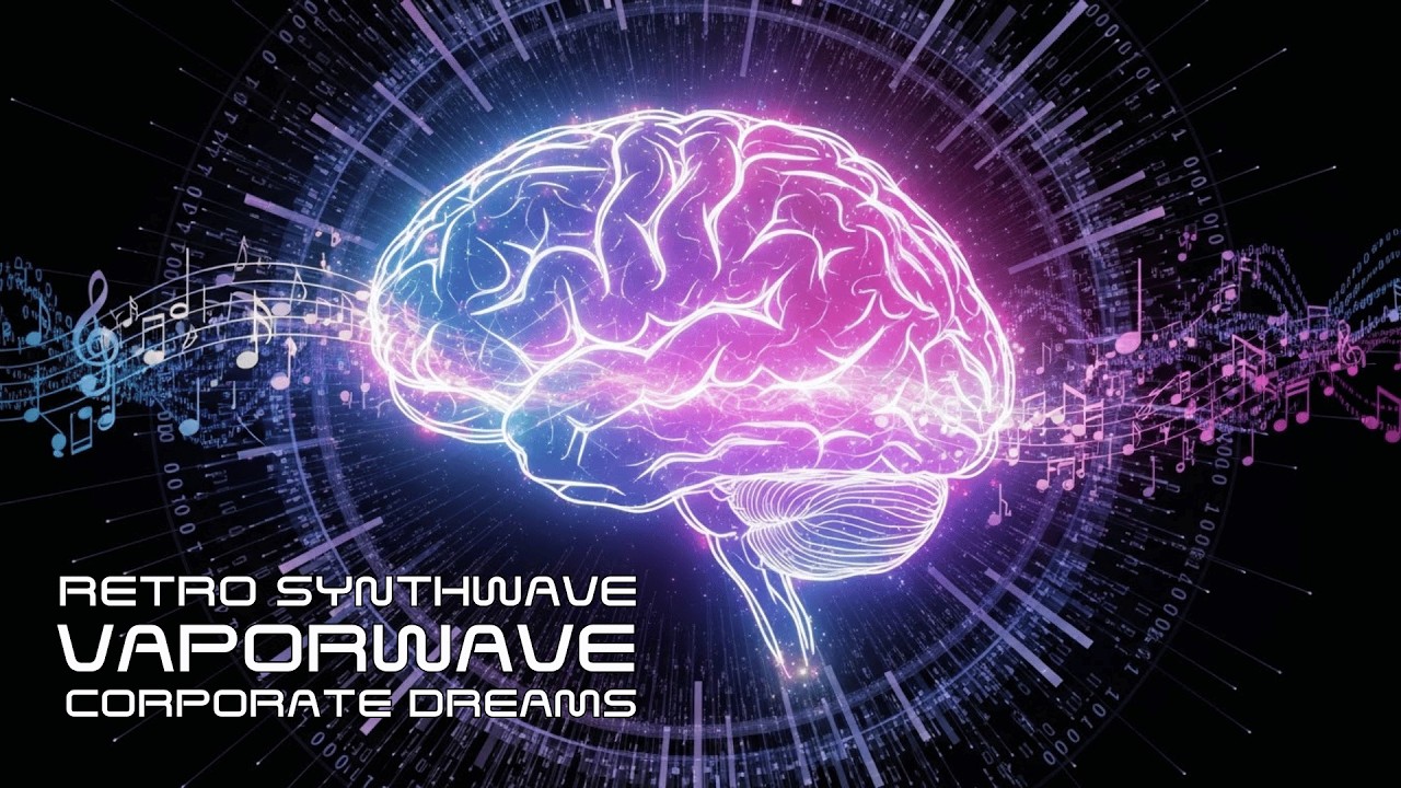 🎶 Vaporwave Productive Beats - Neon Noir Workflow | The Velvet Hound | Work, Study, Drive, Chill
