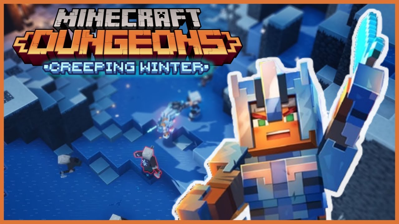 FROSTED FJORD - Minecraft Dungeons - CREEPING WINTER DLC | Multiplayer Gameplay | Nintendo Switch