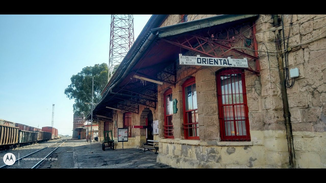 Estación ferrocarrilera Oriental Puebla en la actualidad Operada por KCSM -- O CPKC K-VF00 & K-V 218