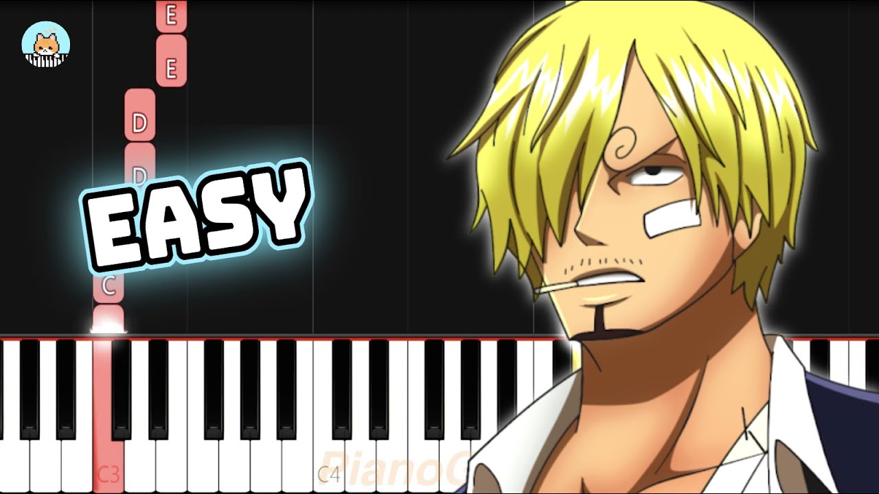 One Piece OP 20 - "Hope" - EASY Piano Tutorial & Sheet Music