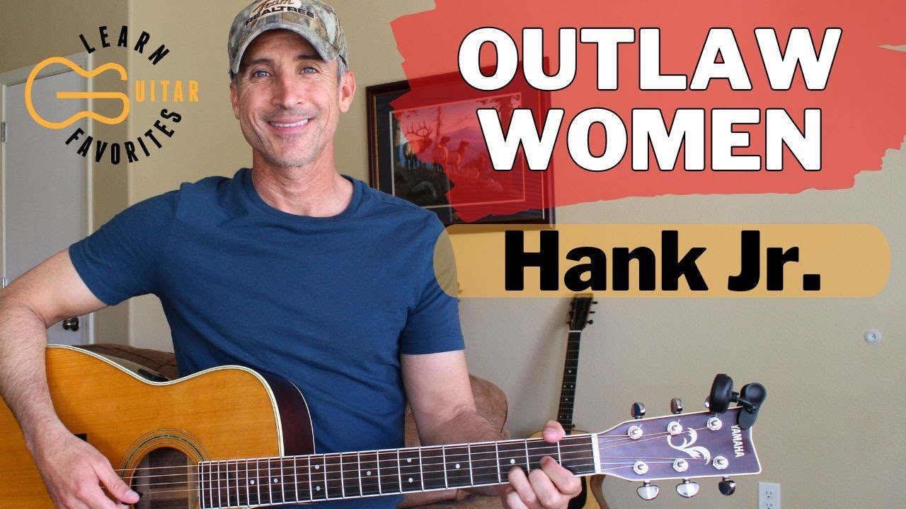 Outlaw Women - Hank Williams Jr. Guitar Lesson | Tutorial