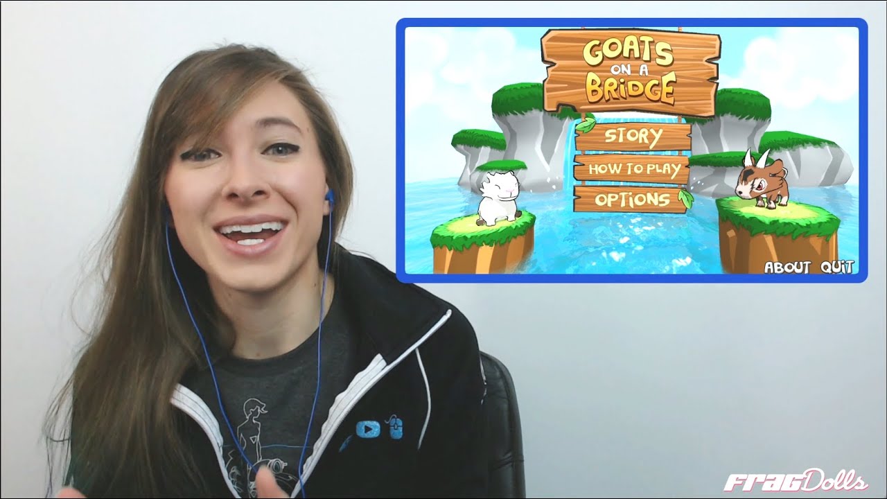 Two Goats, One Controller | Goats on a Bridge | Frag Dolls Play