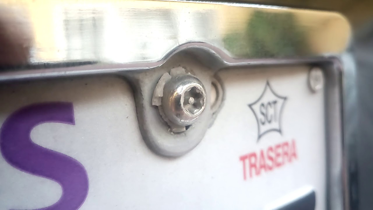 Como evitar que te roben la placa de tu vehículo (carro, moto, etc)