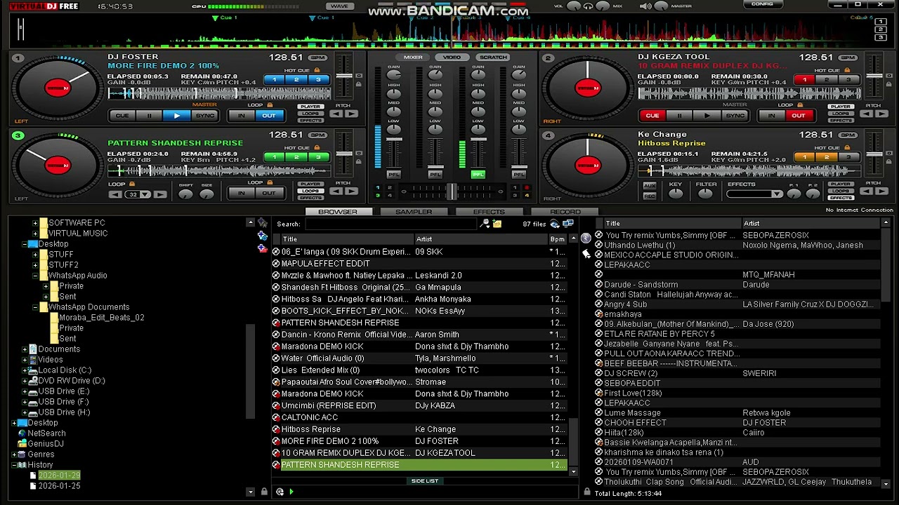 Live practice with virtual Dj by sebopa Zerosix 
