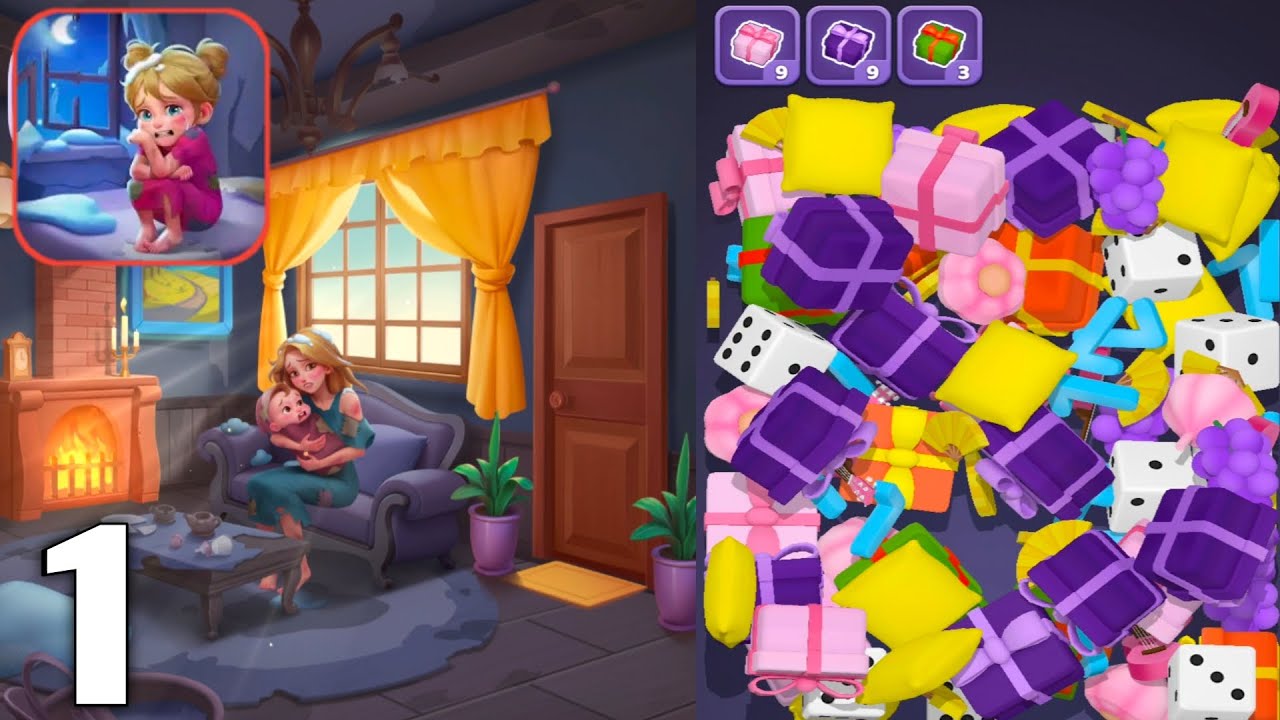 Match Family : Triple Match 3D - Gameplay Walkthrough Part 1 All Levels 1-10 (Android & iOS)