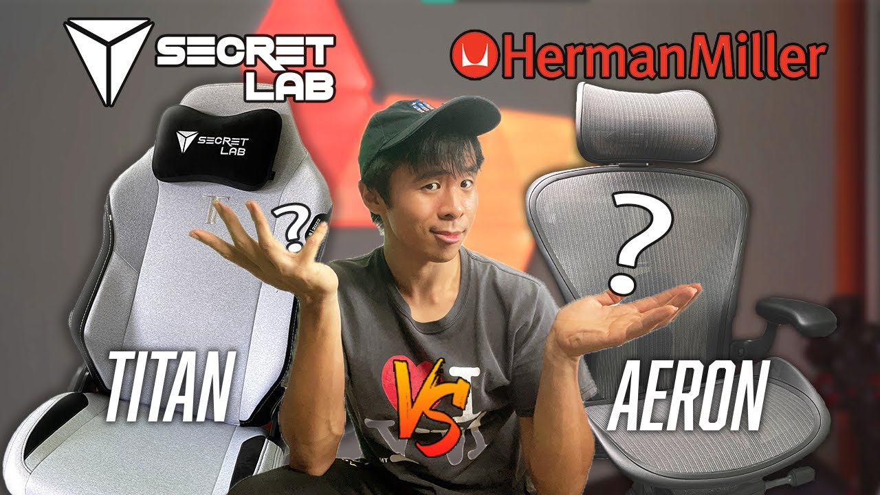 Best Gaming Chair or Ultimate Office Chair? Secretlab Titan Evo 2022 vs Herman Miller Aeron