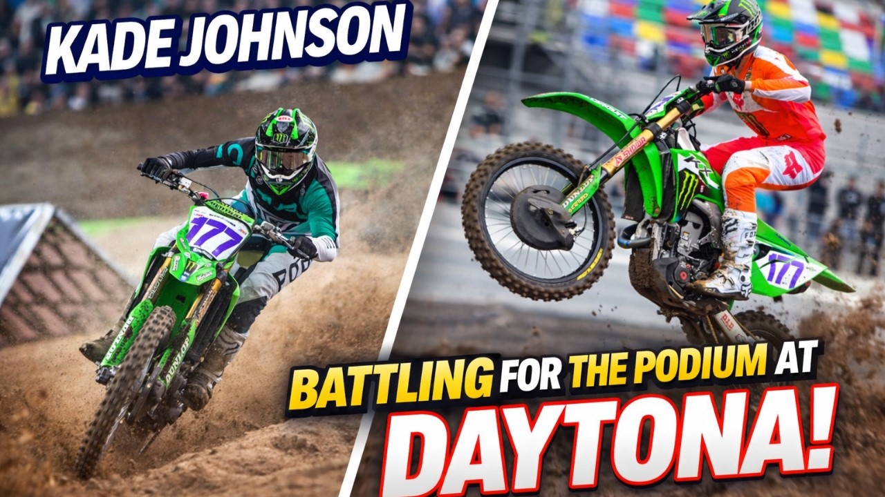 Crazy Battle For The Podium At Daytona! | Kade Johnson