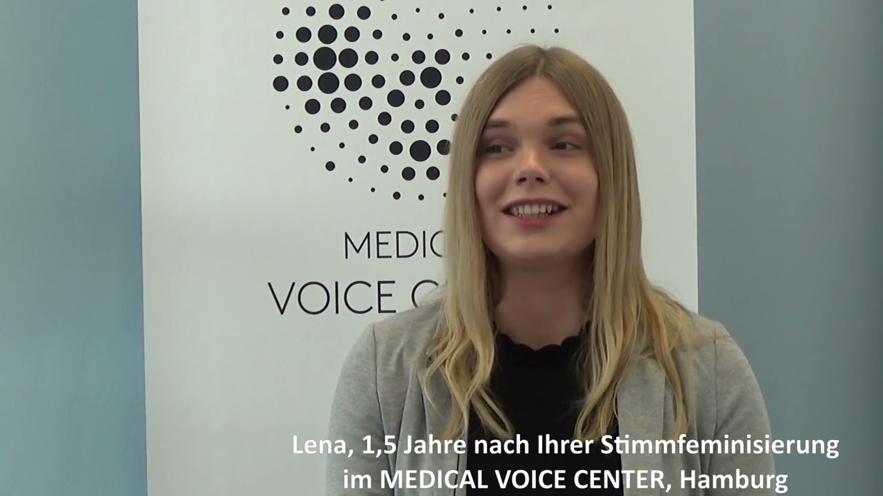 Lena 1,5 Jahre nach ihrer Stimmfeminisierung im MEDICAL VOICE CENTER, Hamburg