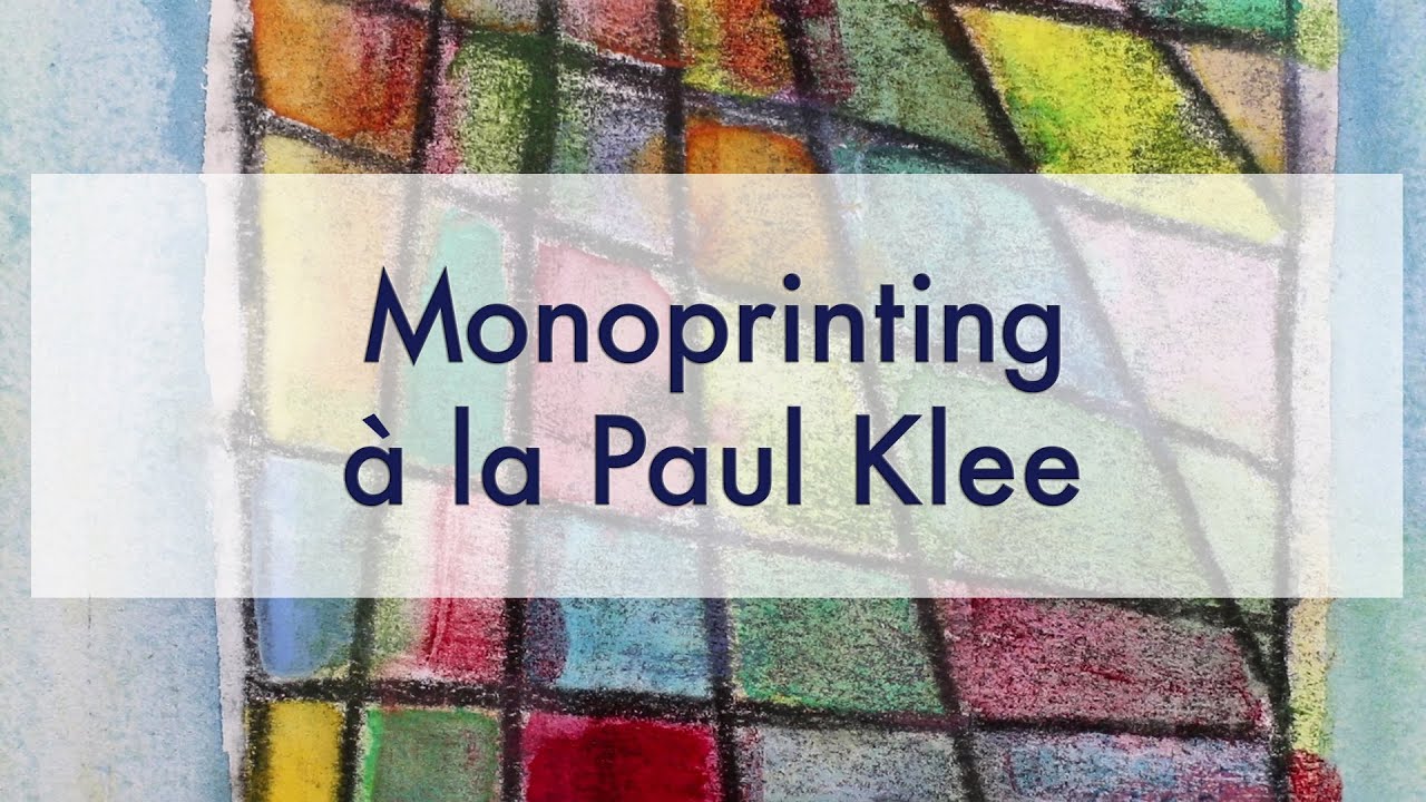 Monoprinting à la Paul Klee