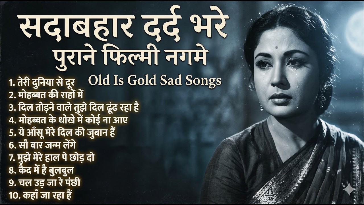 सदाबहार दर्द भरे  पुराने फिल्मी नगमे | तेरी दुनिया से दूर  | Old Is Gold | Purane Hindi Songs