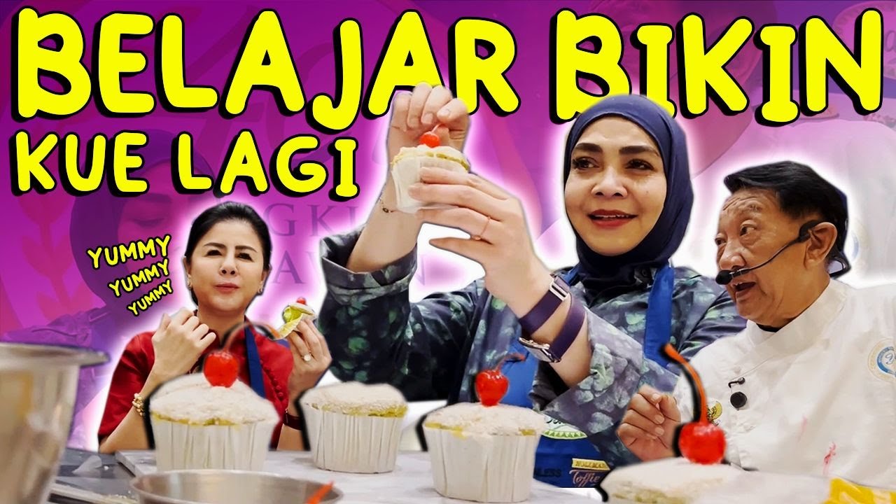 MAMA RIETA KE ACARA 40th CHEF YONGKI BERKARYA.. LANGSUNG DEMO KUE BARENG MAMITOKO!!