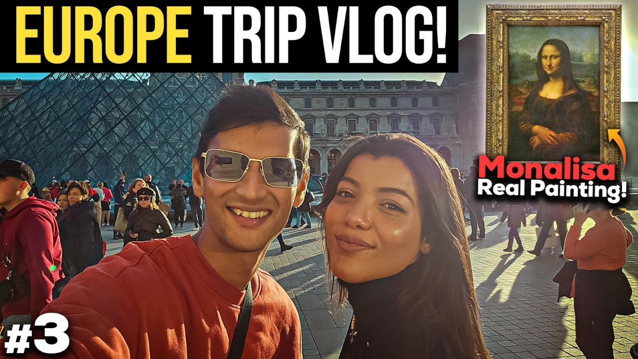 How French Girls Treats an Indian? | Monalisa Real Painting in Paris 😍