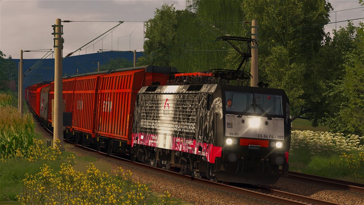 LET`S TEST Train Simulator 2017 / Mit Autoteilen von Singen nach Villingen / BR 189 TXLogistik