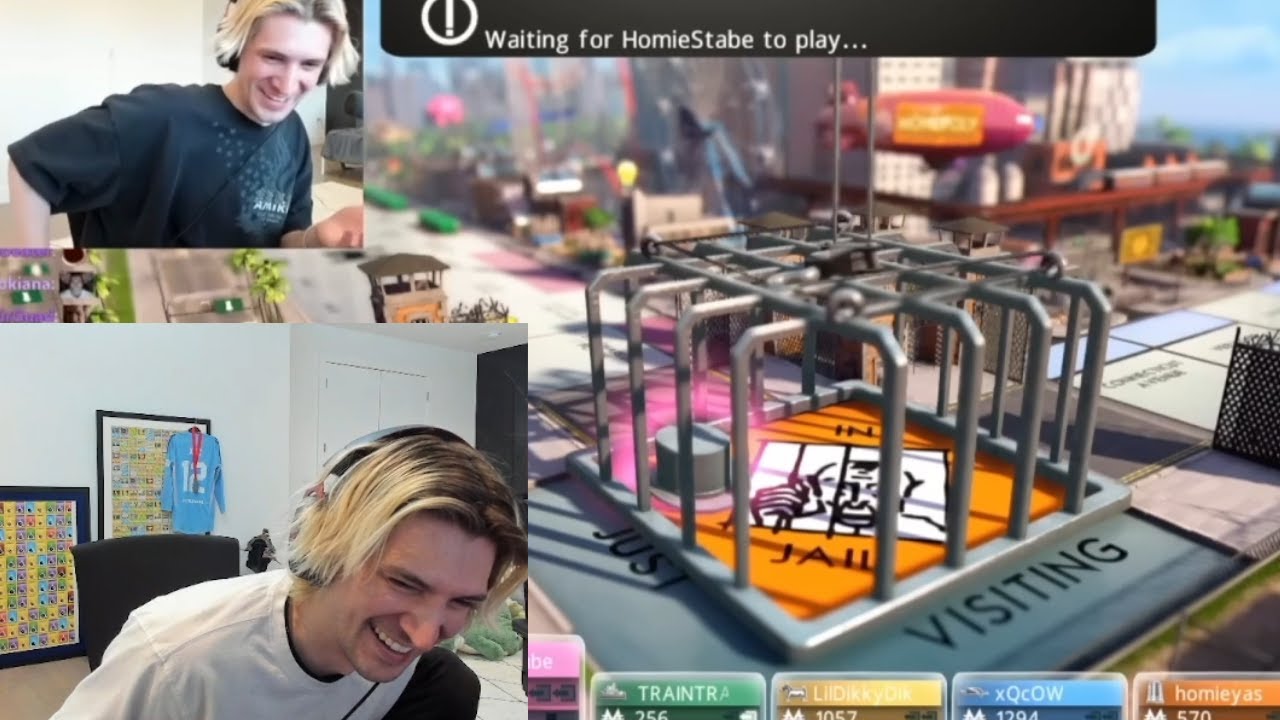 xQc reacts to Train talking to himself
