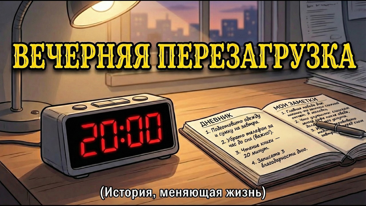 Твоё утро начинается не утром. Ошибка 99% людей | Вечерний ритуал, который изменит завтрашний день