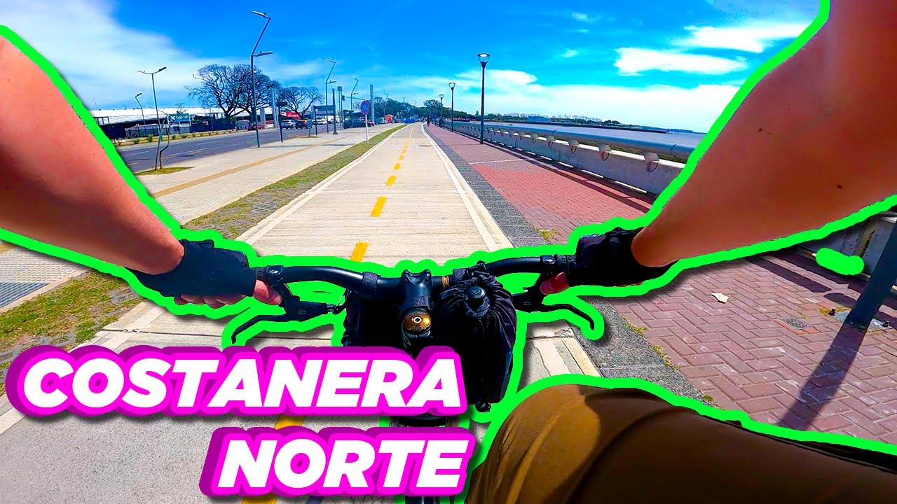 ASMR BUENOS AIRES CITY: COSTANERA NORTE 🚴‍♂️💨