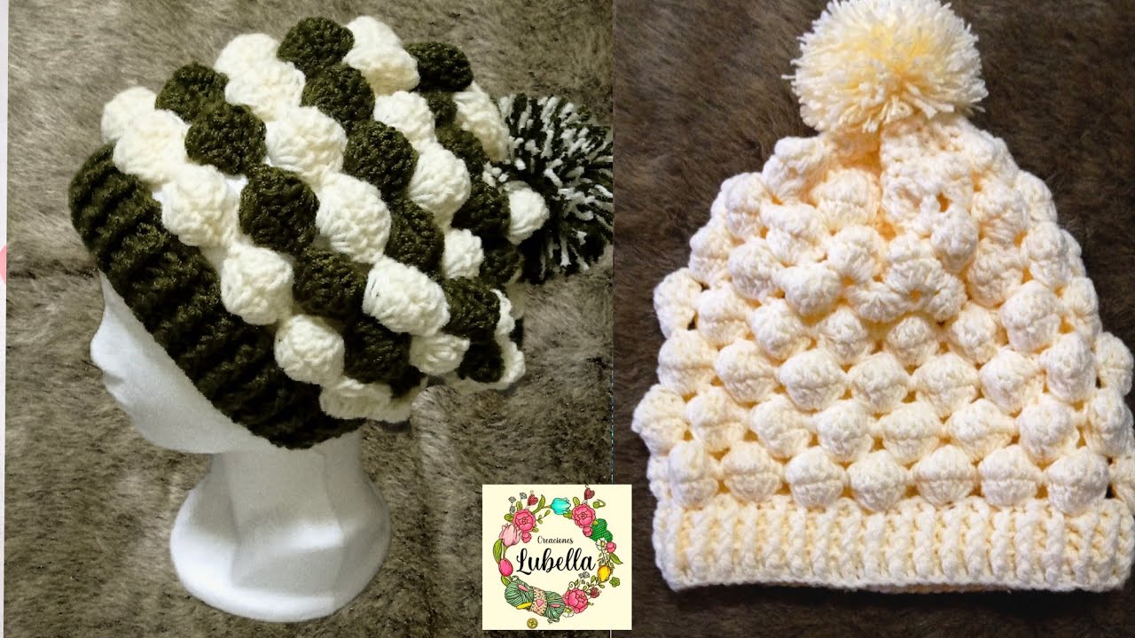 El gorro m&aacute;s buscado de internet, en todas las tallas. #crocheting #crochet #gorros