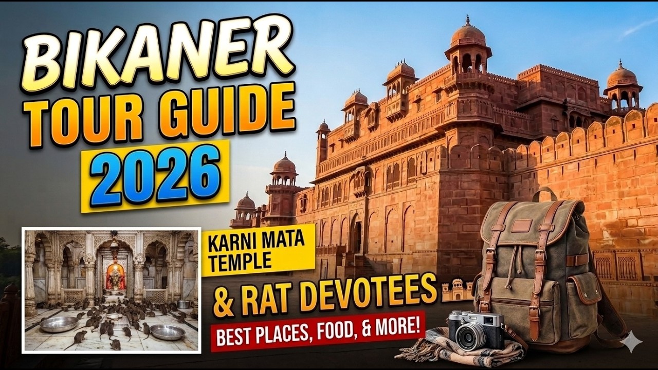 Bikaner । Karni Mata Temple of Rats | Places to Visit & food in Bikaner | Rajasthan Tour Guide 2026