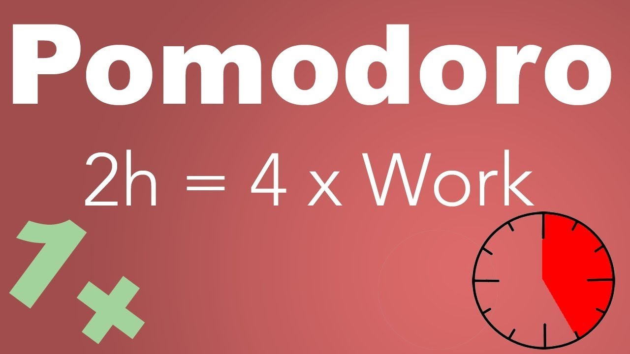 Pomodoro Technique 4 x 25 min - Study Timer 2 h