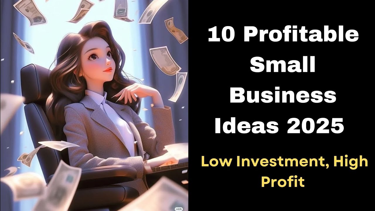 10 Profitable Small Business Ideas 2025 | Low Investment, High Profit